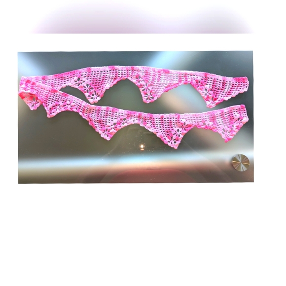 (3 for $20) 45" of Hand-Crochet Edging - Picture 1 of 2